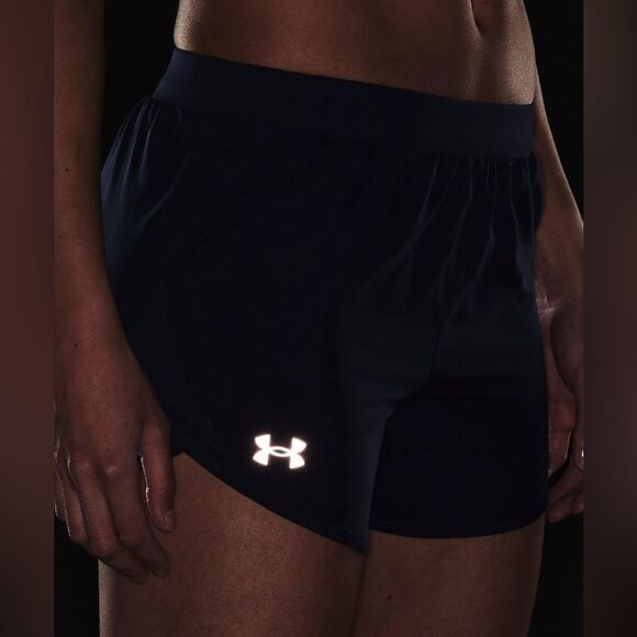 Under Armour Women's Fly by 2.0 Running Shorts NWT size 3xl Midnight - Picture 4 of 9
